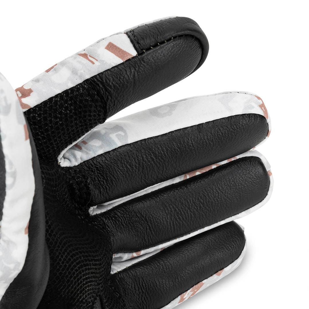 AllClima Softshell Gloves - Snowfall Camo Touch Screen Hunting Gloves - FORLOH