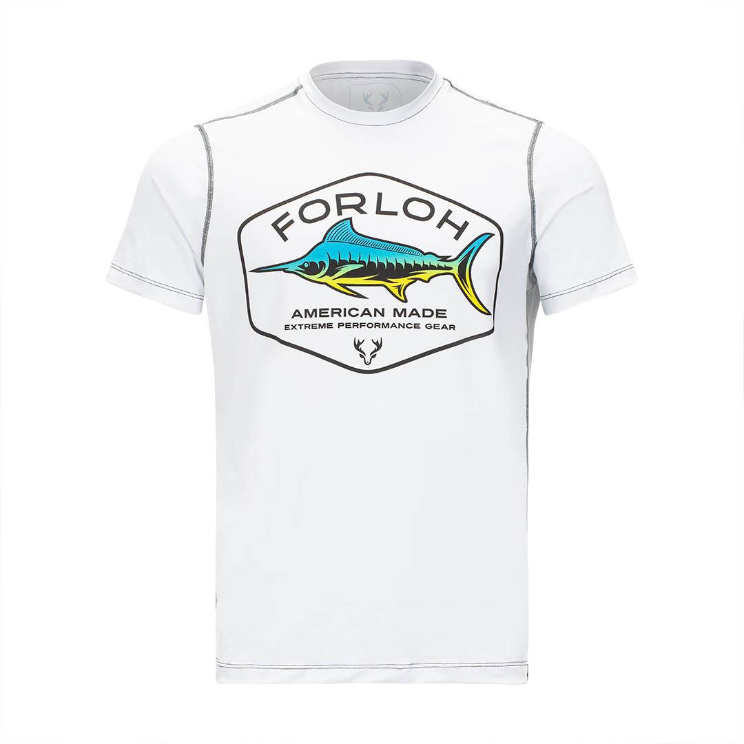SolAir Billfish Short Sleeve Crew Neck Fishing T-Shirt - FORLOH