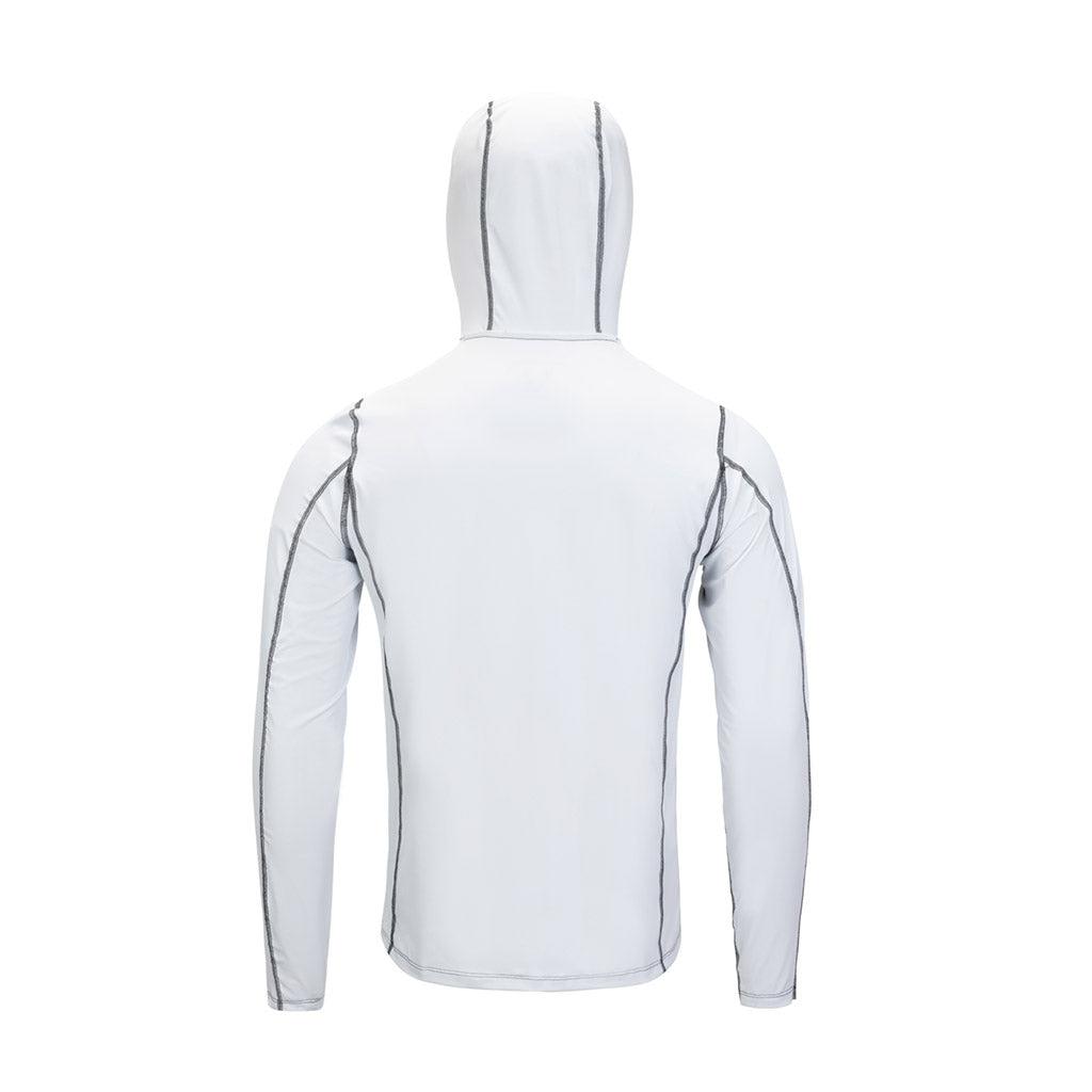 Insect Shield® SolAir Hooded Long Sleeve Shirt - Glacier - Back - FORLOH