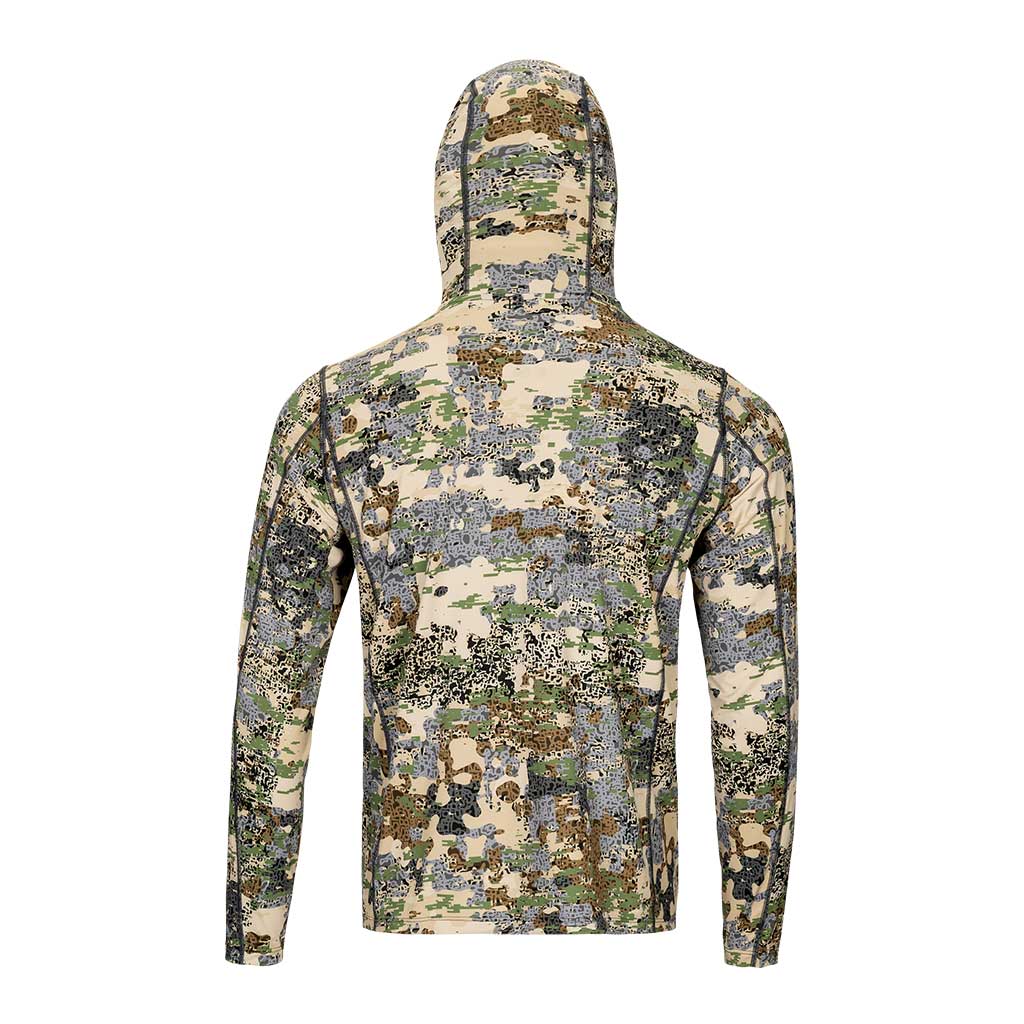 Insect Shield® SolAir Hooded Long Sleeve Shirt - Exposed Camo - Back - FORLOH