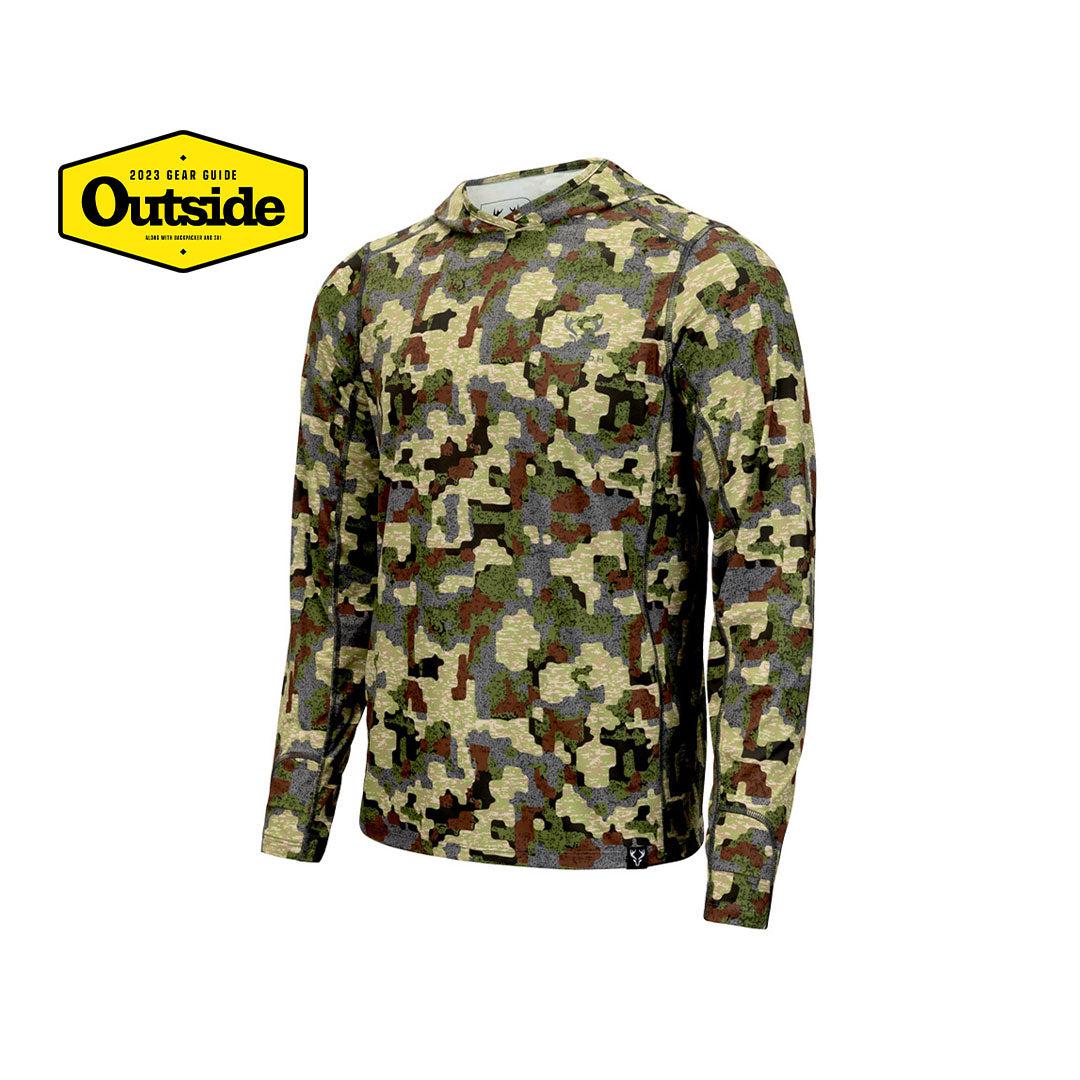 Insect Shield® SolAir Hooded Long Sleeve Shirt - Deep Cover Camo - FORLOH