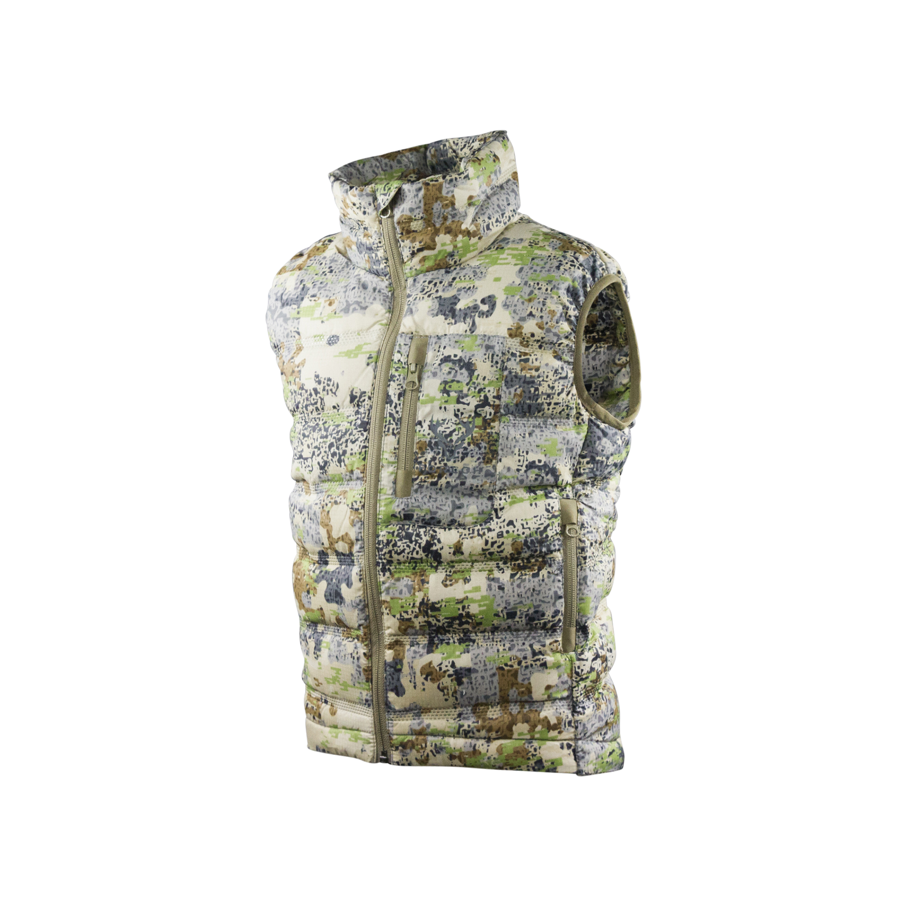 FORLOH Youth Thermoneutral Down Vest Exposed Camo, Front side