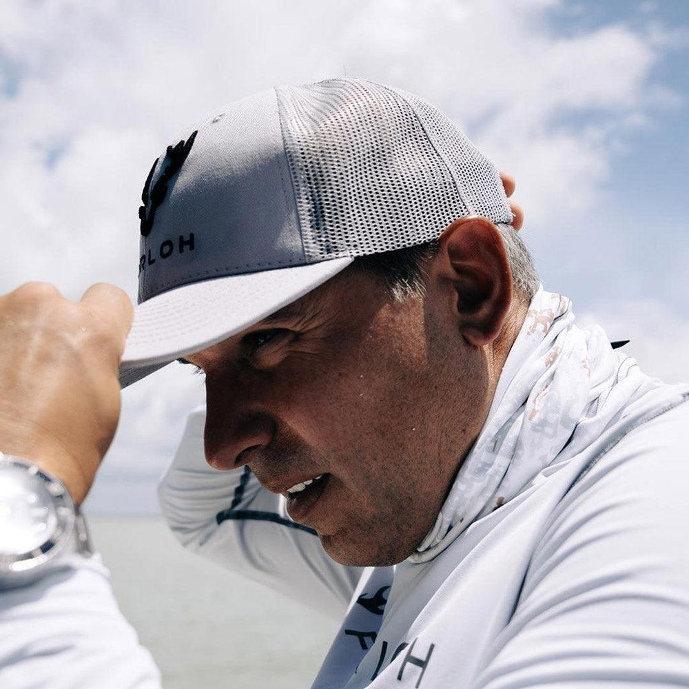 Puff Embroidered Mesh Hat - FORLOH