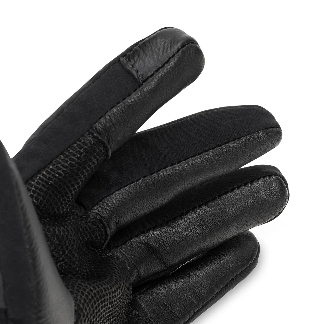 AllClima Softshell Gloves - Black Insulated Winter Gloves - FORLOH