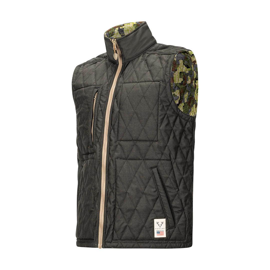 Men's Merino Wool Vest - Reversible Wool Hunting Vest – FORLOH