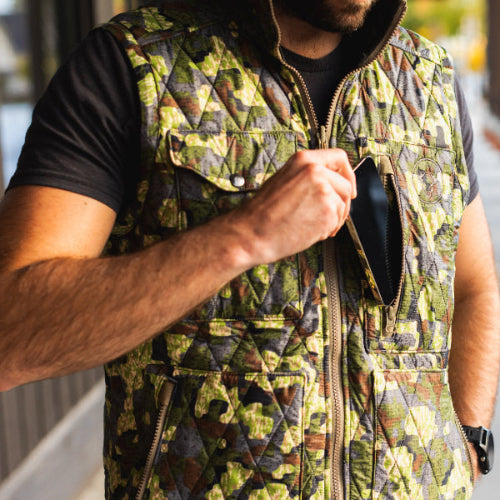 Men’s Merino Hi-Loft Reversible Insulated Vest - FORLOH