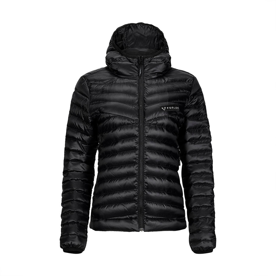 Women's ThermoNeutral Down Hooded Jacket - FORLOH