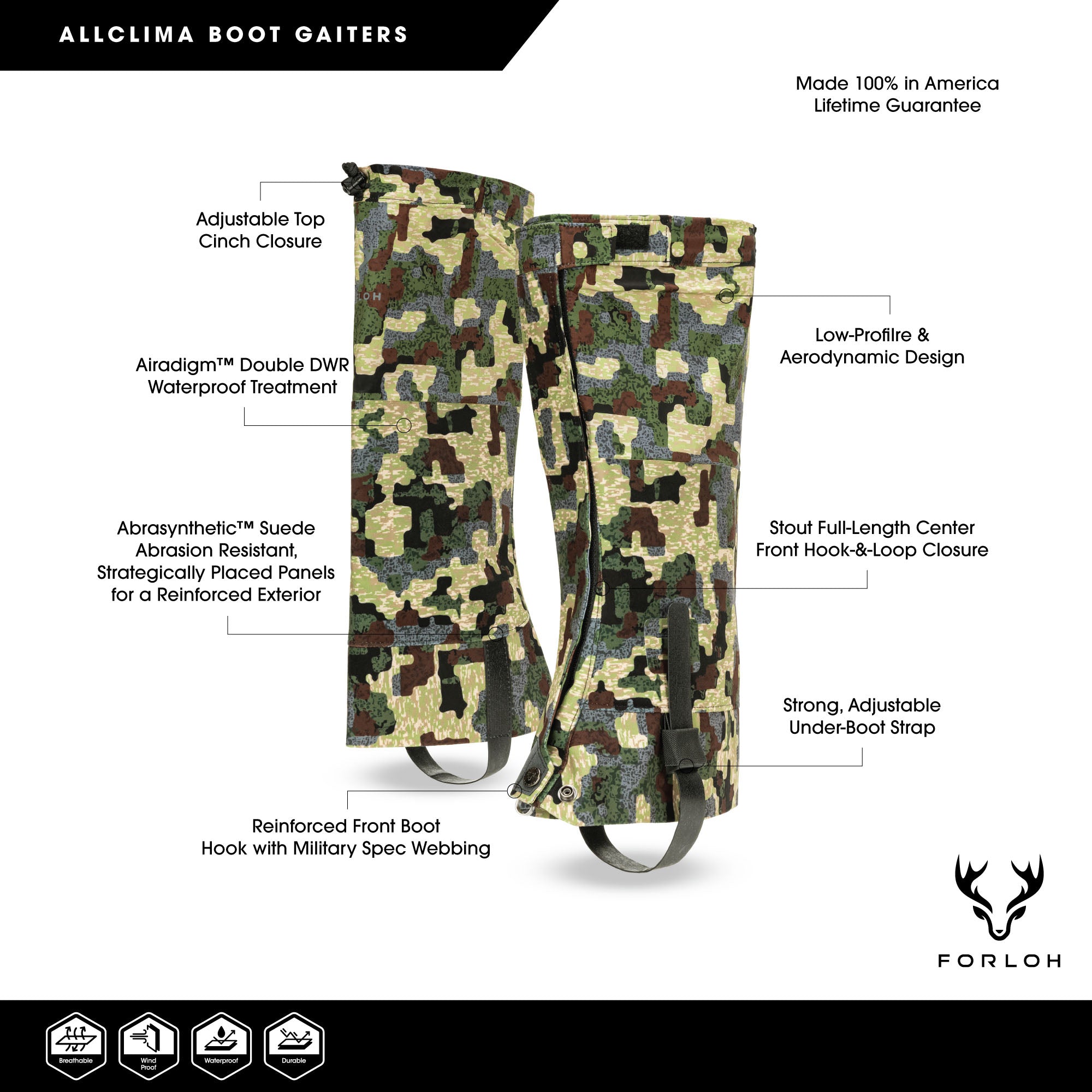 AllClima Boot Gaiters - FORLOH