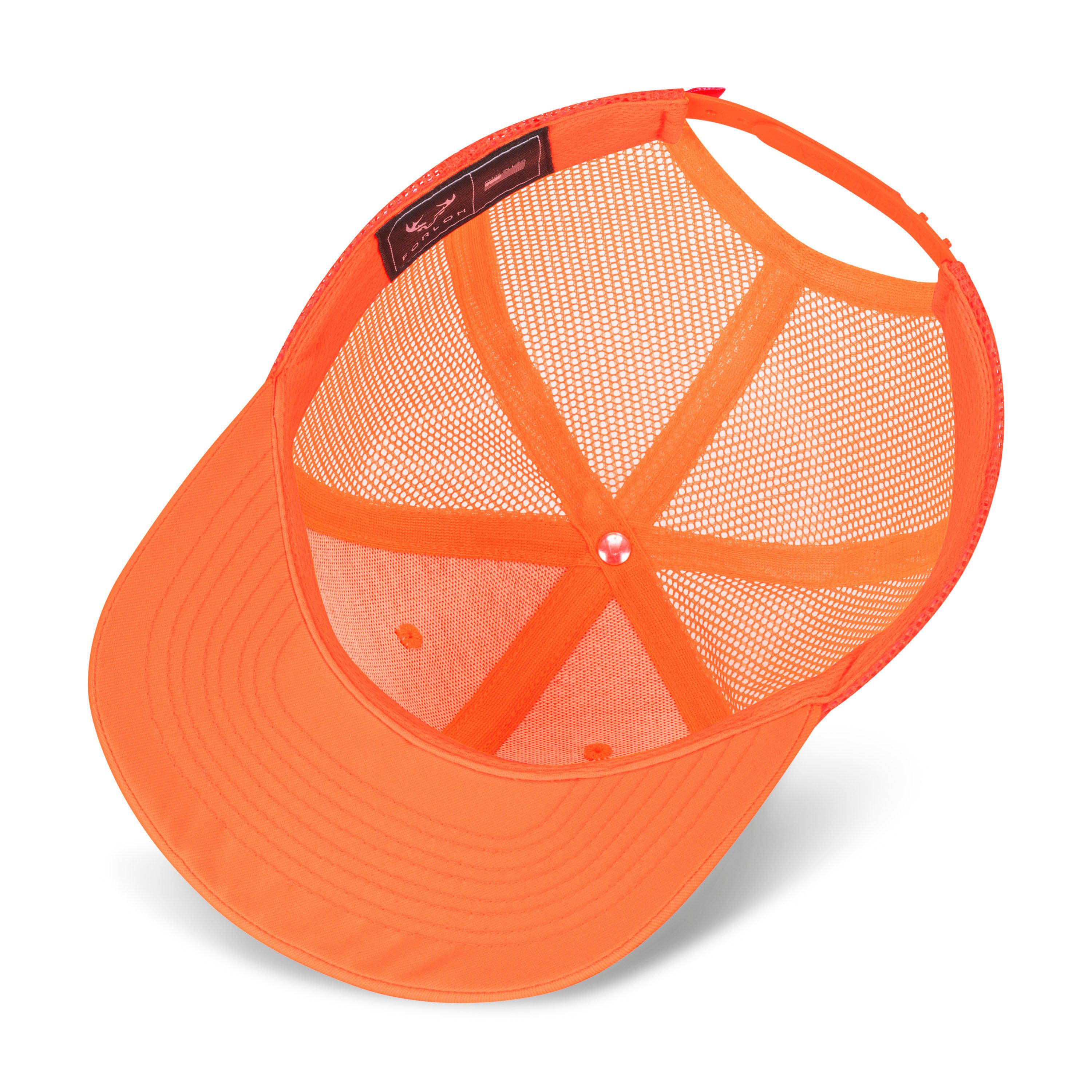 Blaze Orange Hunting Patch Mesh Hat - FORLOH