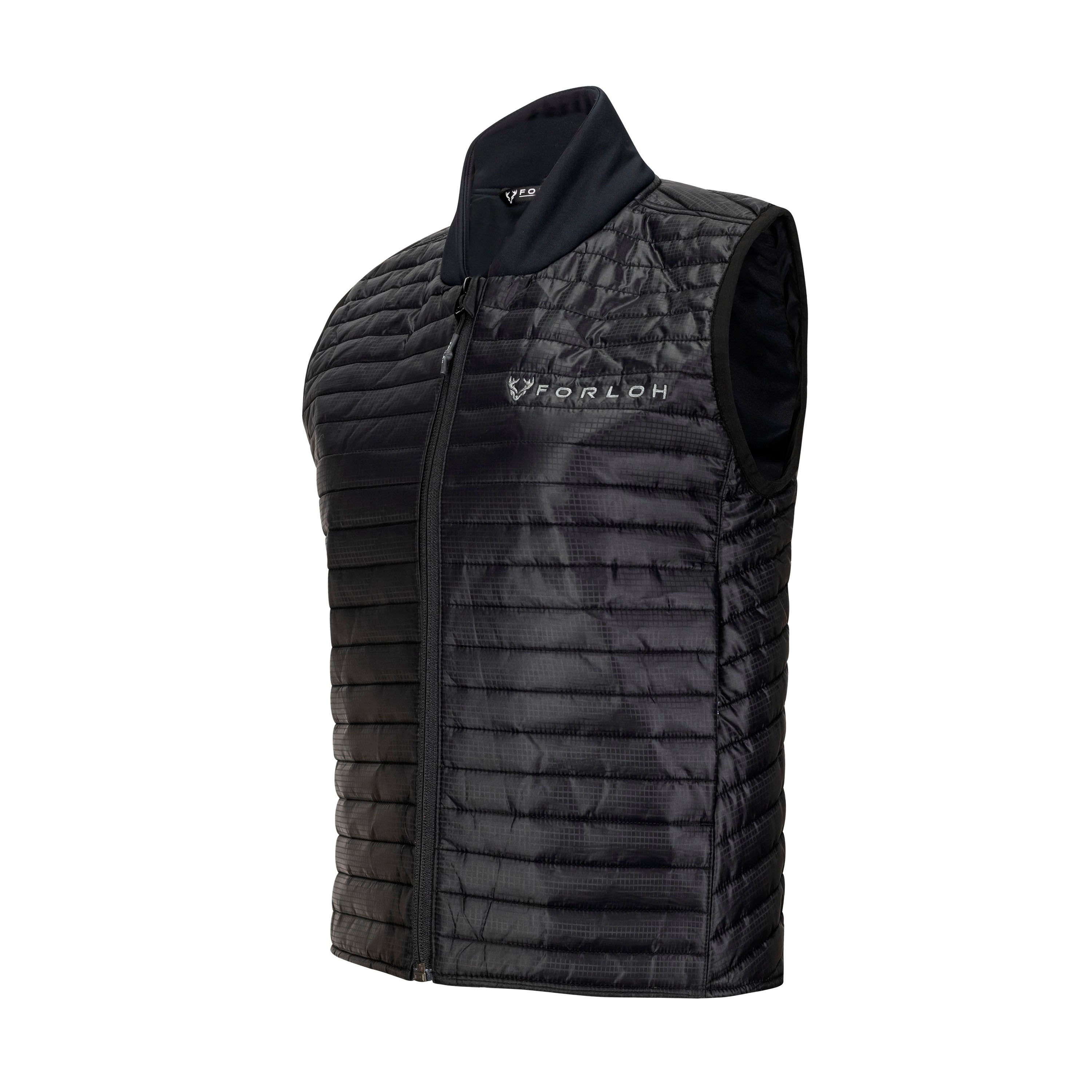 Women's Merino Hi-Loft Insulator Vest - Black - FORLOH