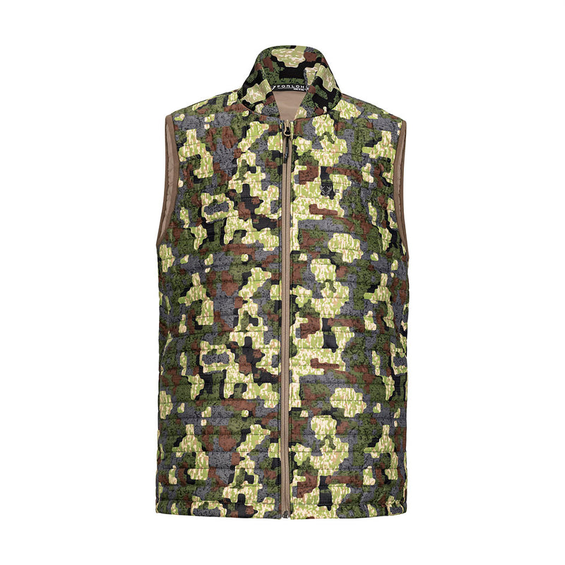 Kids Merino Wool Vest - Deep Cover Camo - Front - FORLOH