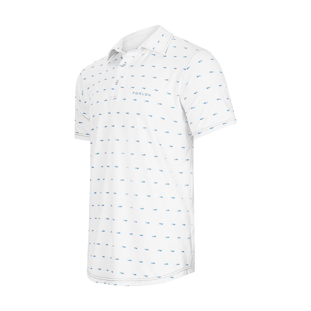 SolAir Performance Polo Shirt - UPF 50 Quick Dry Polo - Marlin - FORLOH