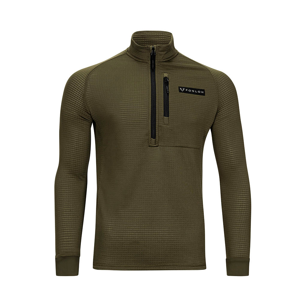 ☆*☆様 ブリストルPOLARTEC HYBRID STAND COLLAR J FORLOH | Polartec Power Grid Half-Zip Midlayer | USA Made