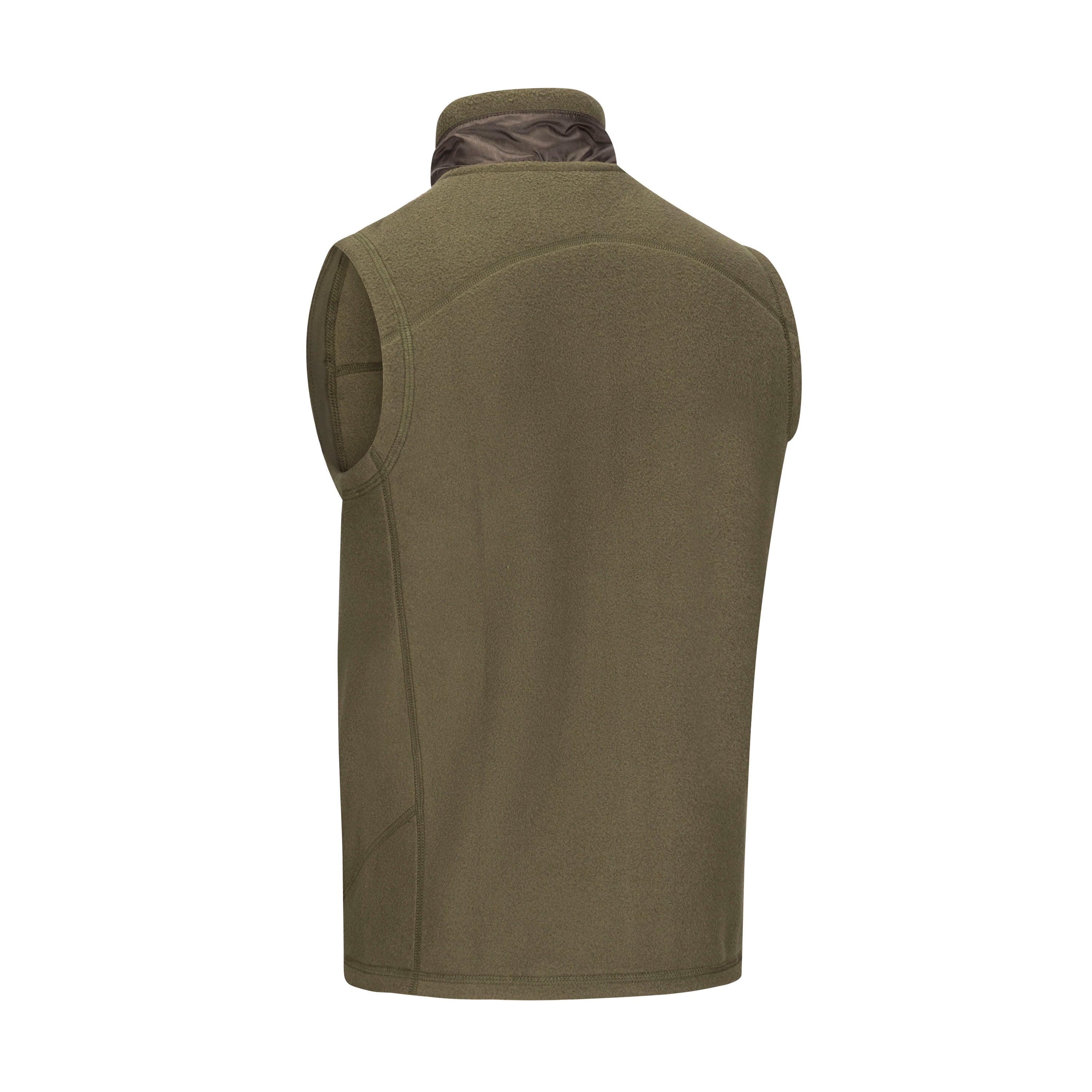 Raider Polartec® 200 Mens Fleece Vest  - Green - Back - FORLOH