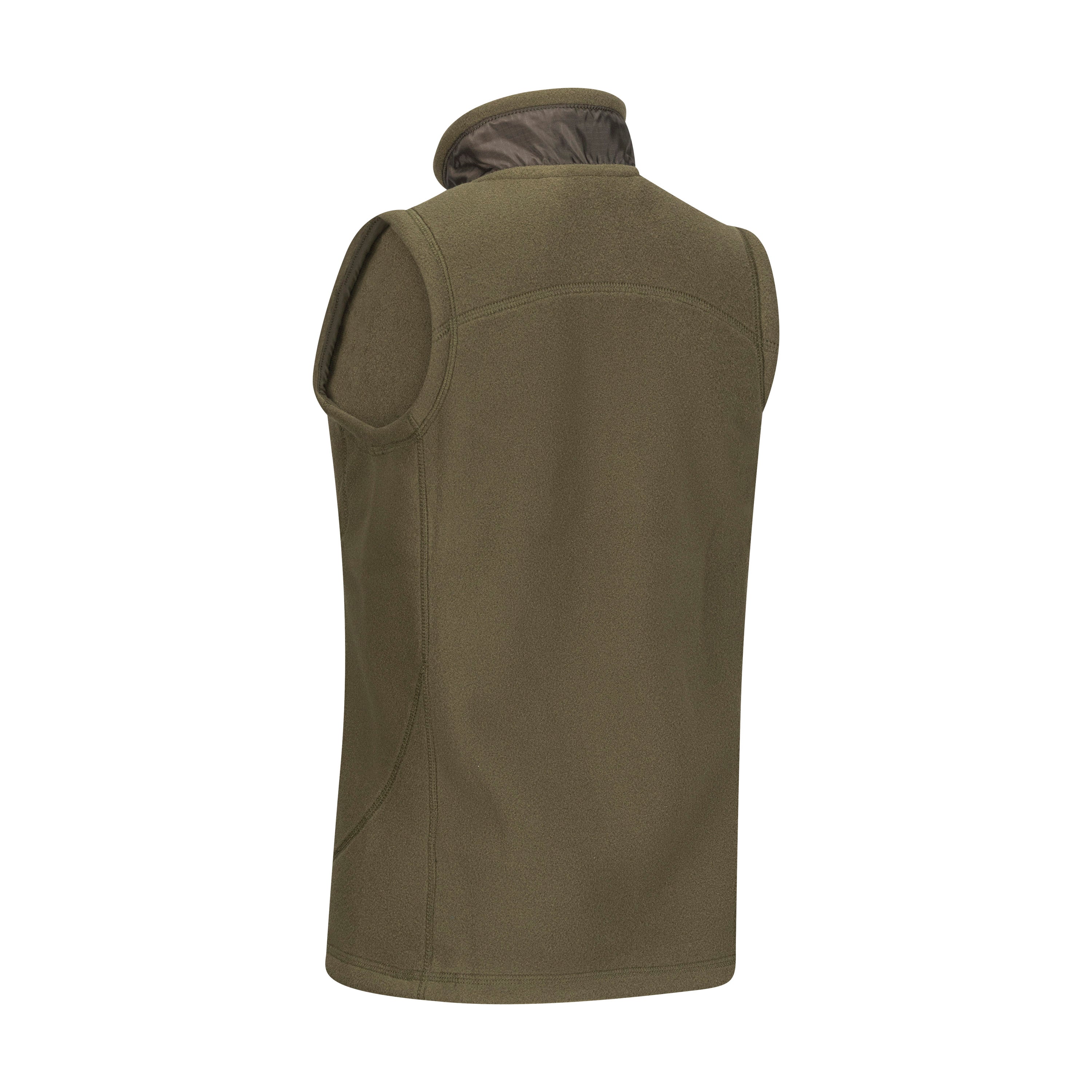 Raider Polartec® 200 Womens Fleece Vest  - Green - Back - FORLOH