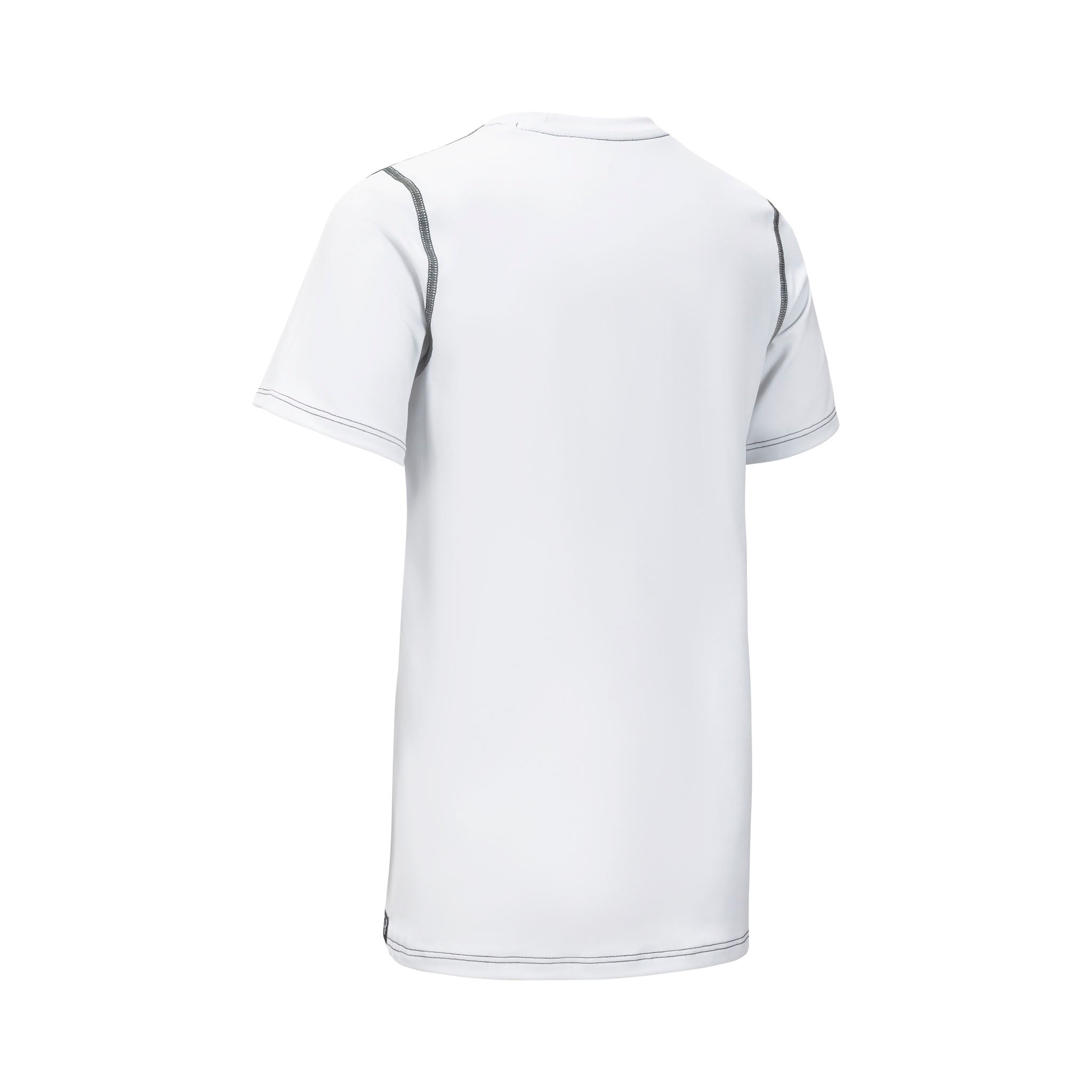 Kids Sun Shirt - SolAir UPF 50 Short Sleeve Shirt - White - Back - FORLOH