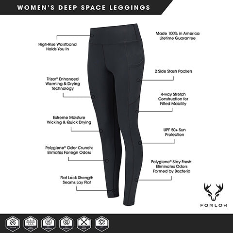 Women's Deep Space Tech Legging - FORLOH