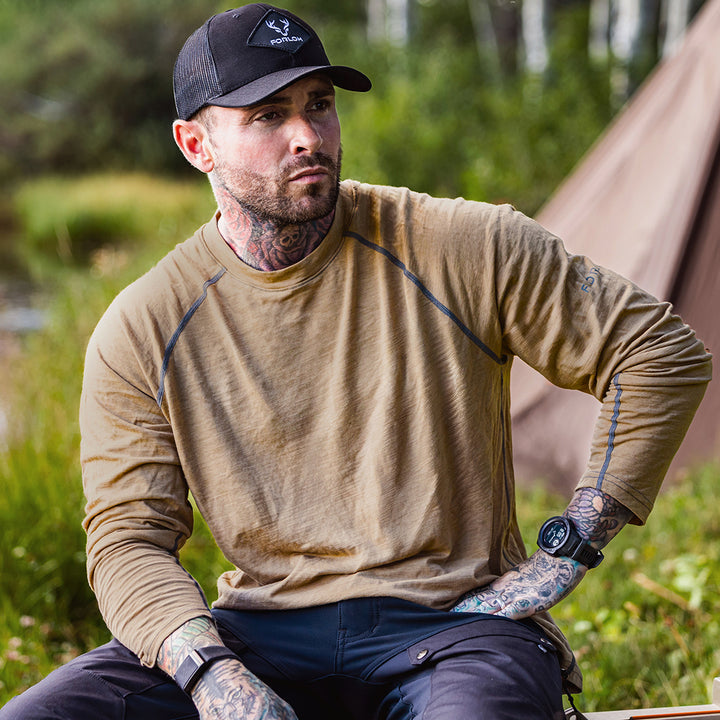 Men's Combat Wool LS Crewneck