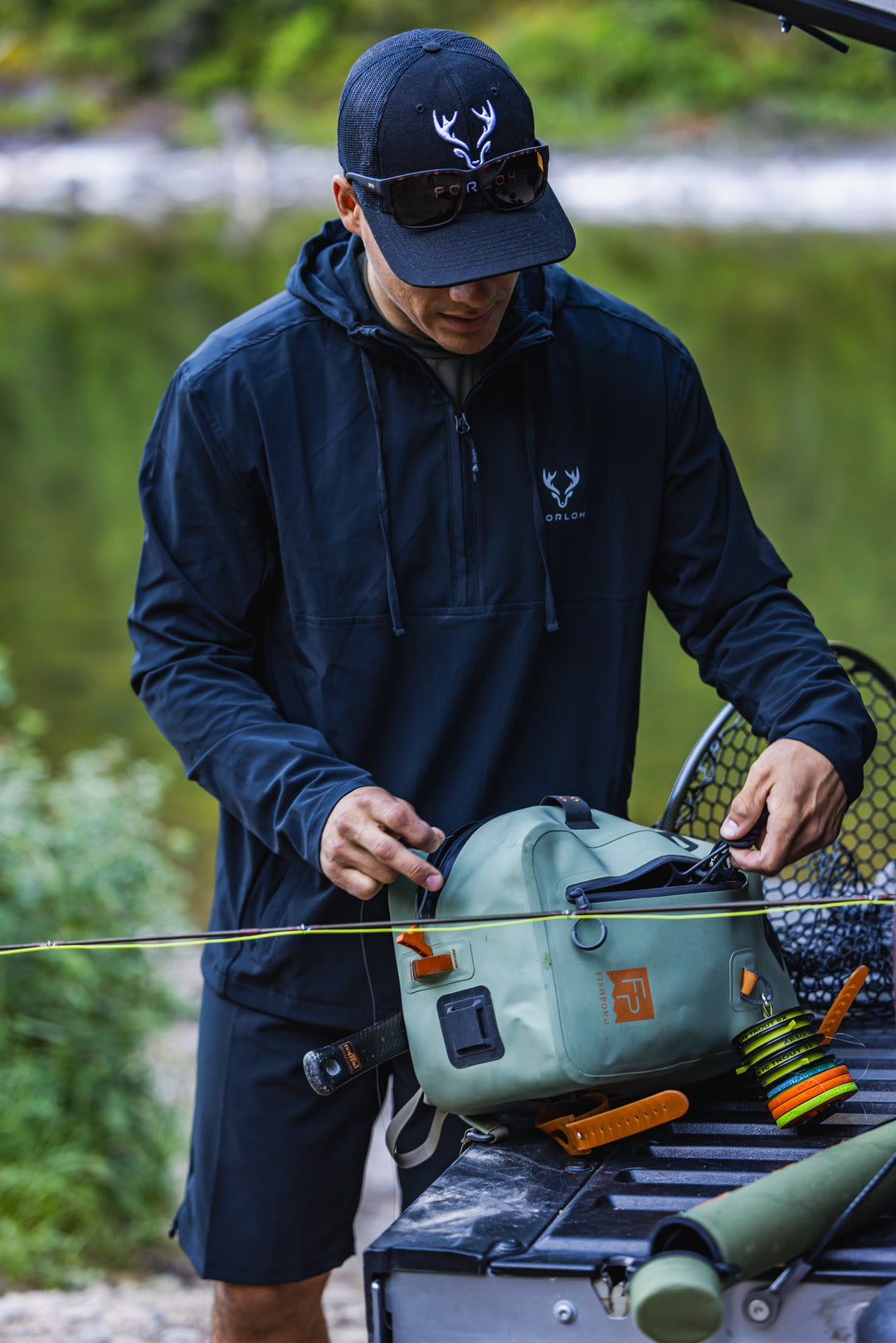 Men's Solair Quarter Zip Performance Hoodie