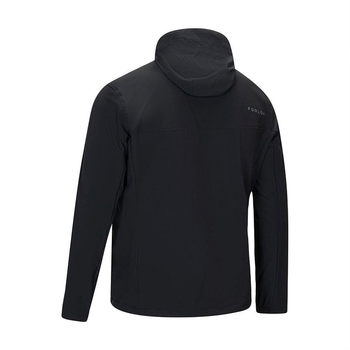 Men's SolAir Defender Half Zip Pullover - Black - Back - FORLOH