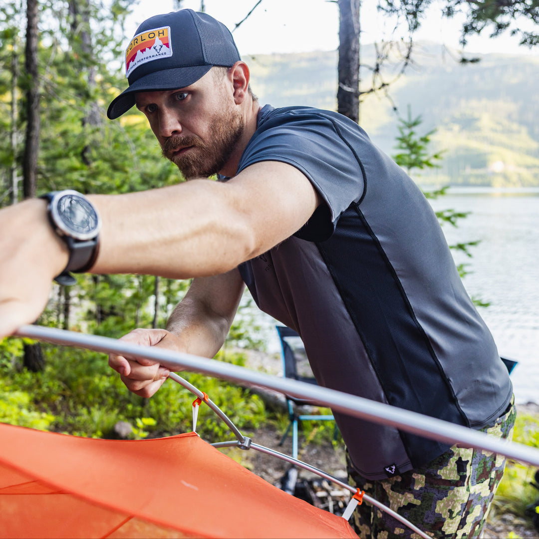 Men's Solair Active Mesh Short Sleeve Tee