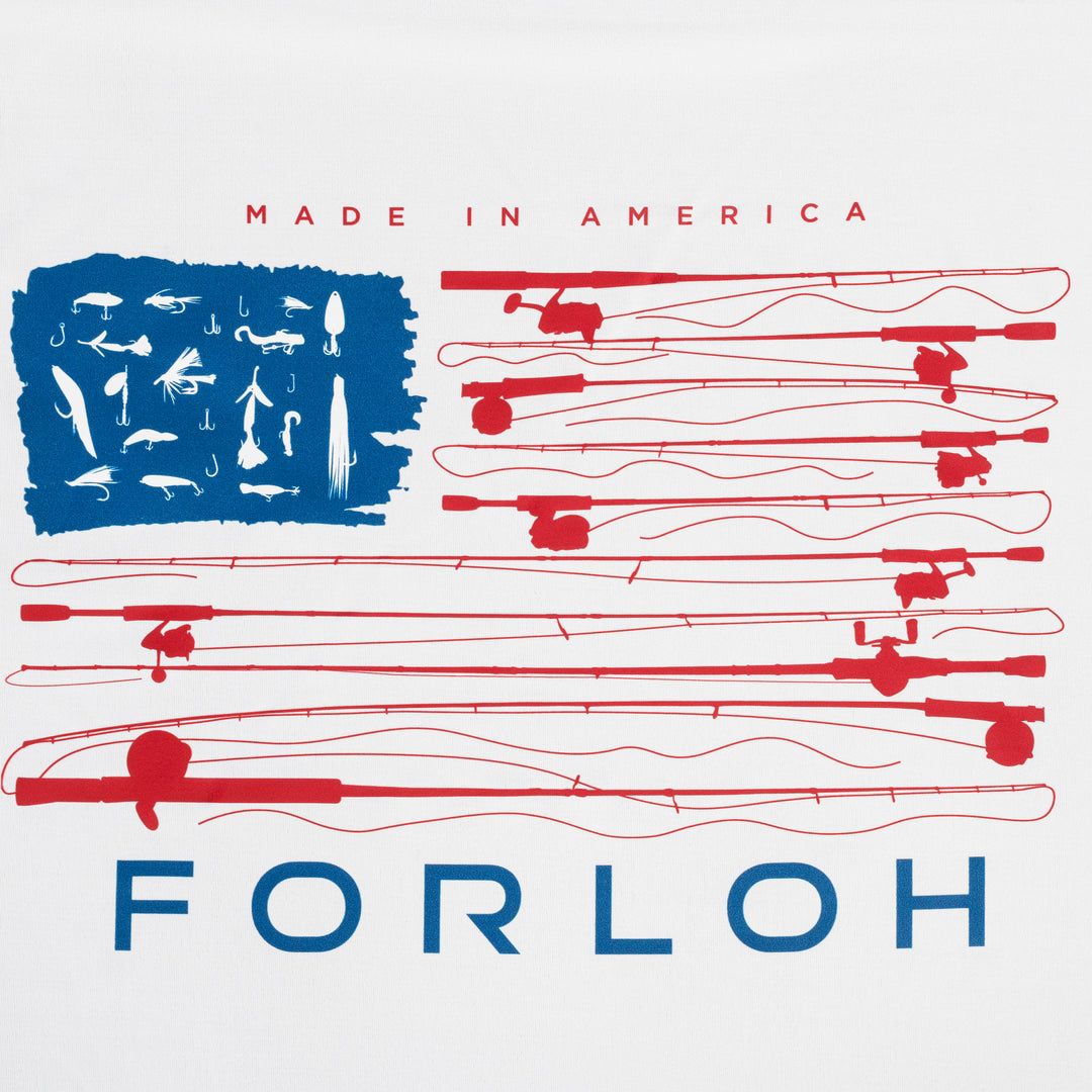 SolAir USA Fish Flag Hooded LS