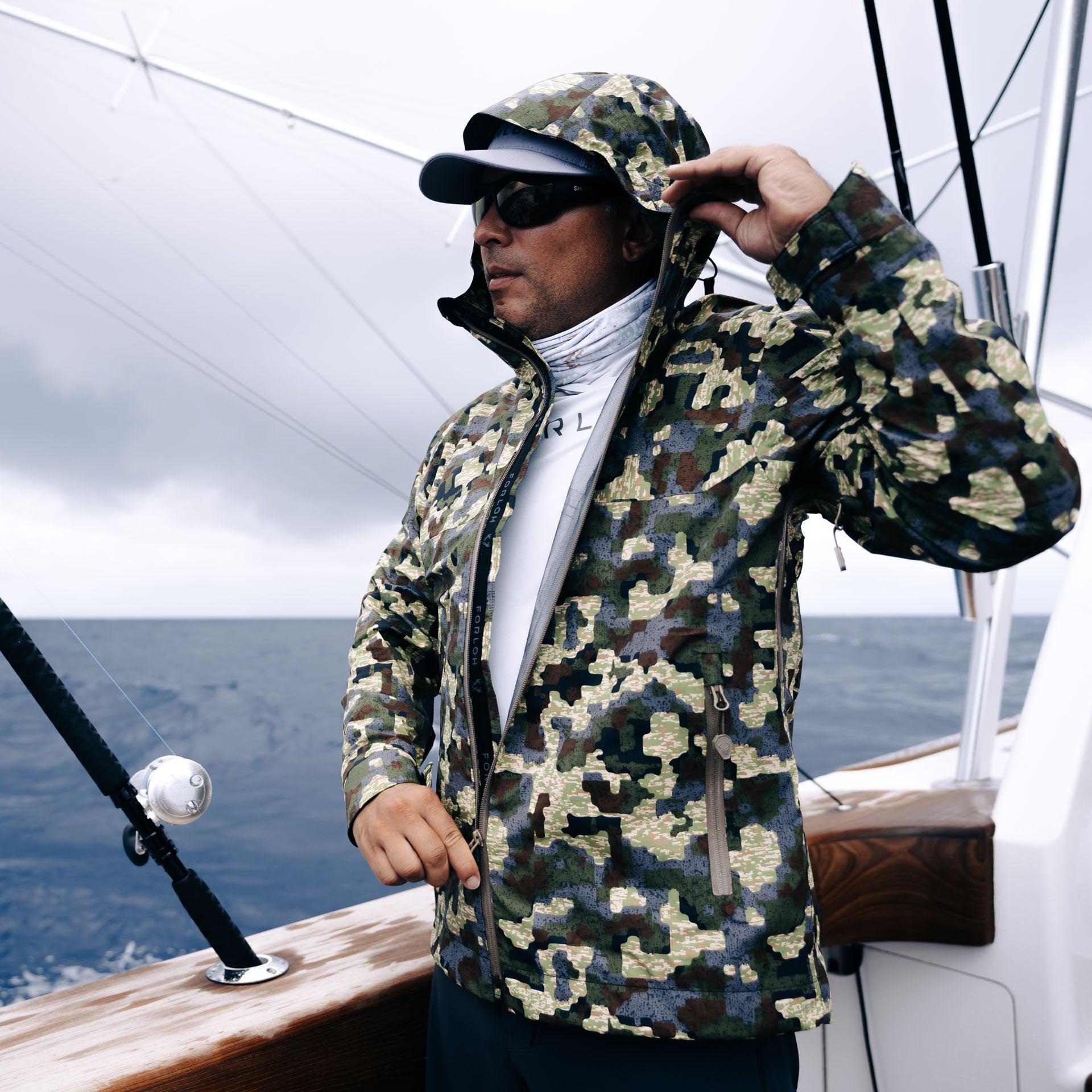 FORLOH Airalite Rain Jacket in Rough Boating Waters