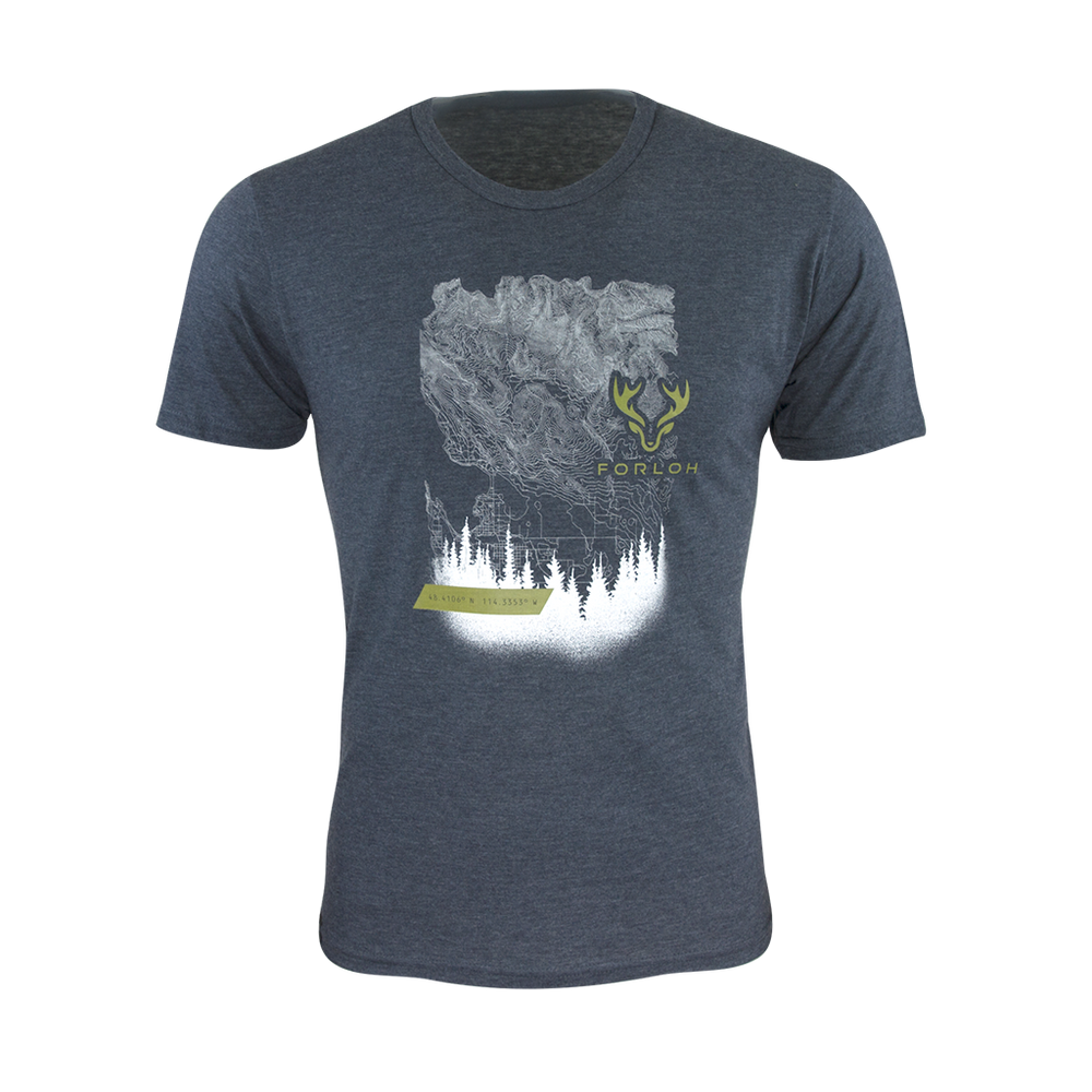 FORLOH Mens Tamarack Rebel Blue Tee Shirt