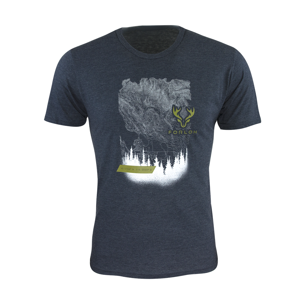 FORLOH Mens Tamarack Rebel Blue Tee Shirt