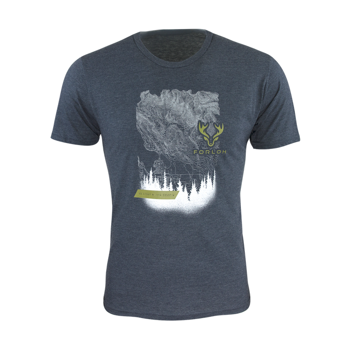 FORLOH Mens Tamarack Rebel Blue Tee Shirt