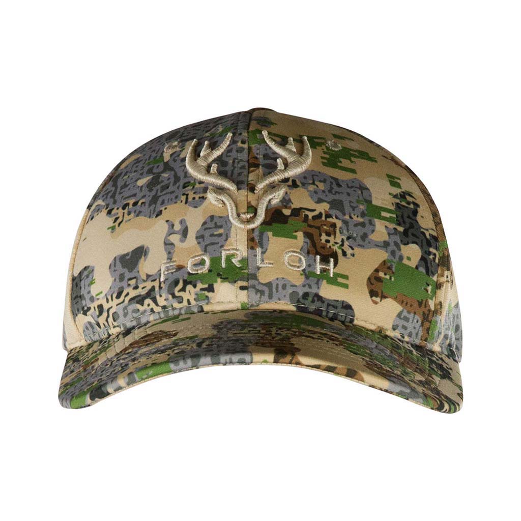 Youth Puff Embroidered Camo All Fabric Cap - FORLOH