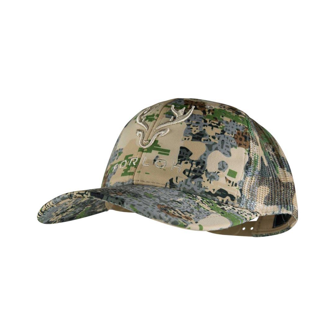 Puff Embroidered Camo Mesh Hat - FORLOH