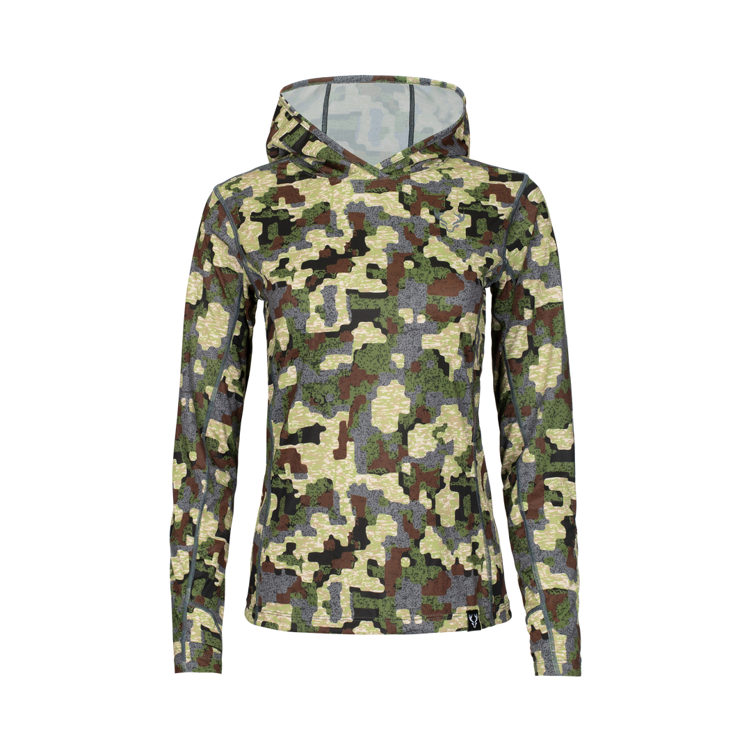 Women's SolAir Sun Hoodie | Cooling Performance Layer | FORLOH Women's SolAir Sun Hoodie | Cooling Performance Layer | FORLOH