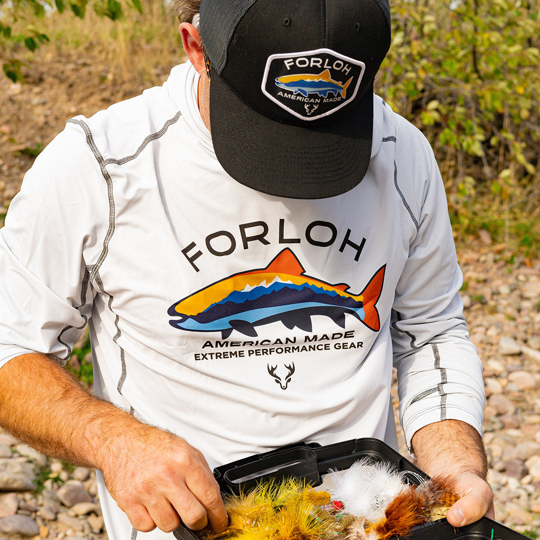 SolAir Trout Hooded LS Shirt