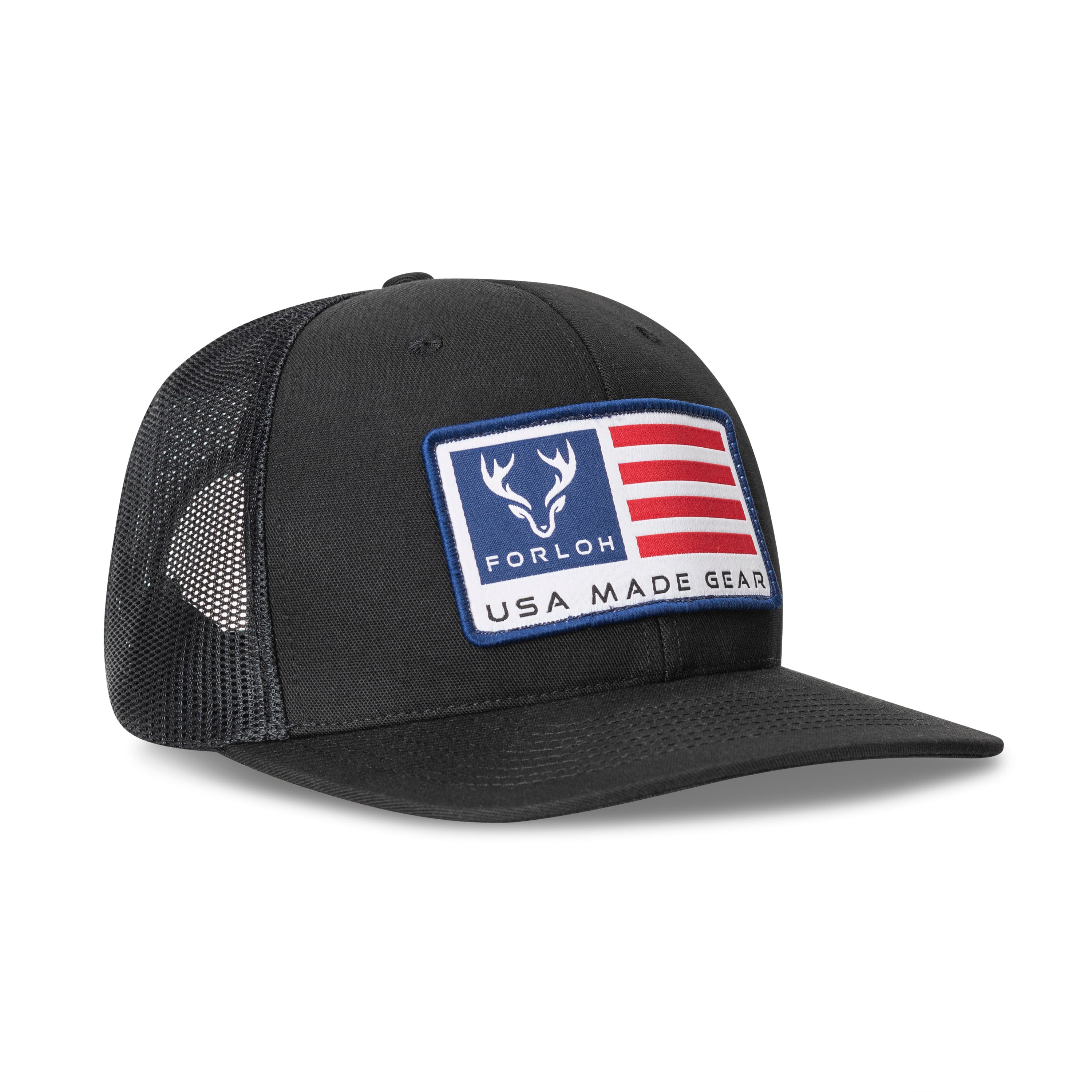 USA Flag Patch Mesh Hat - FORLOH