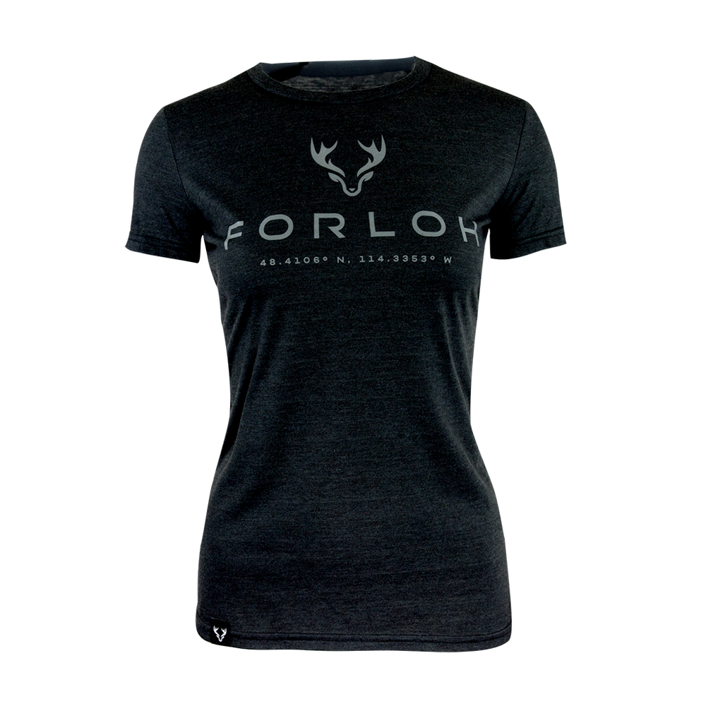 FORLOH Womens Coordinates Tee Black