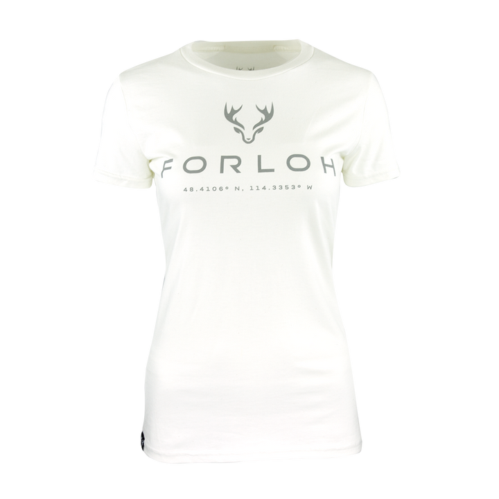 FORLOH Womens Coordinates Tee White
