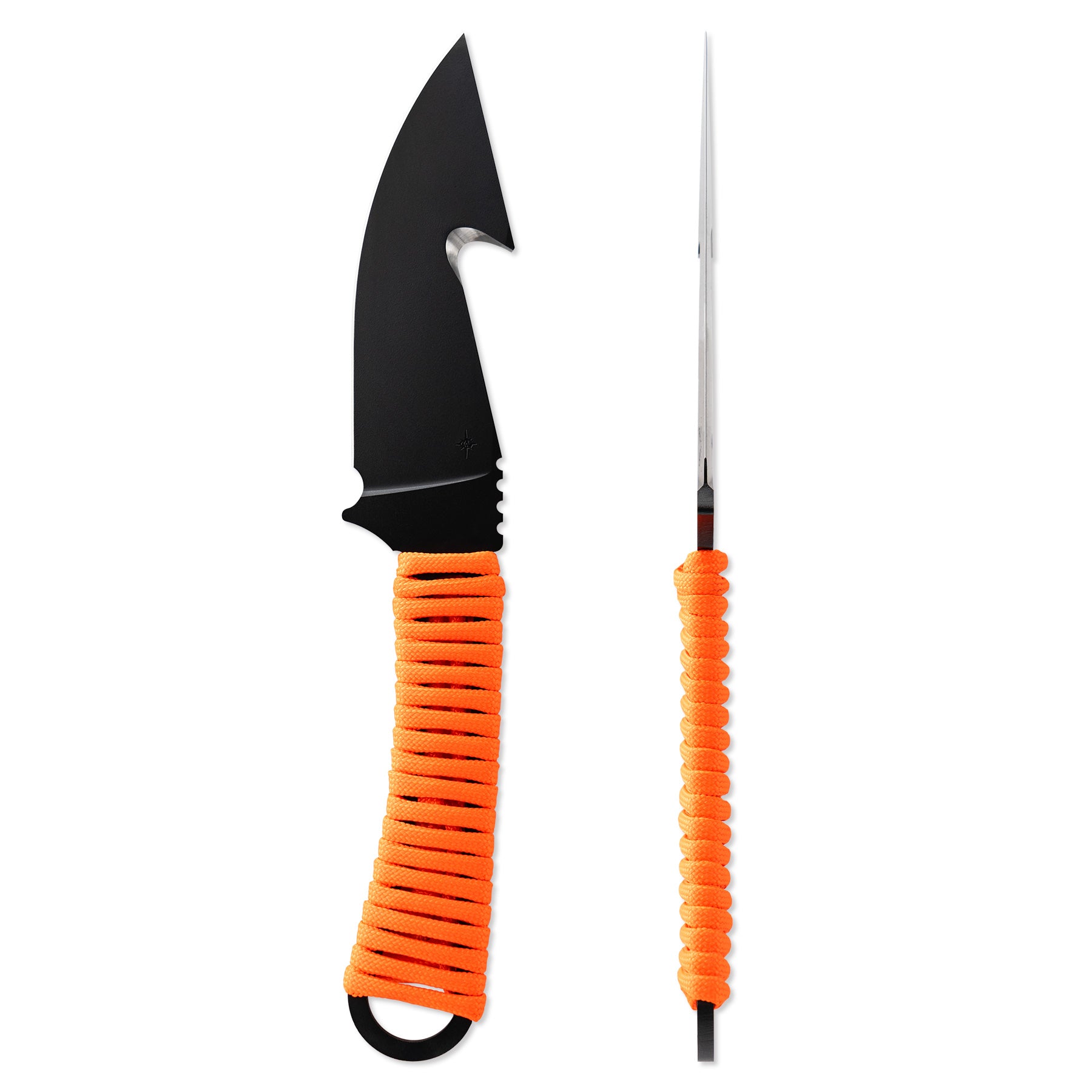 Merlin Gut Hook Knife - Blaze Orange - FORLOH