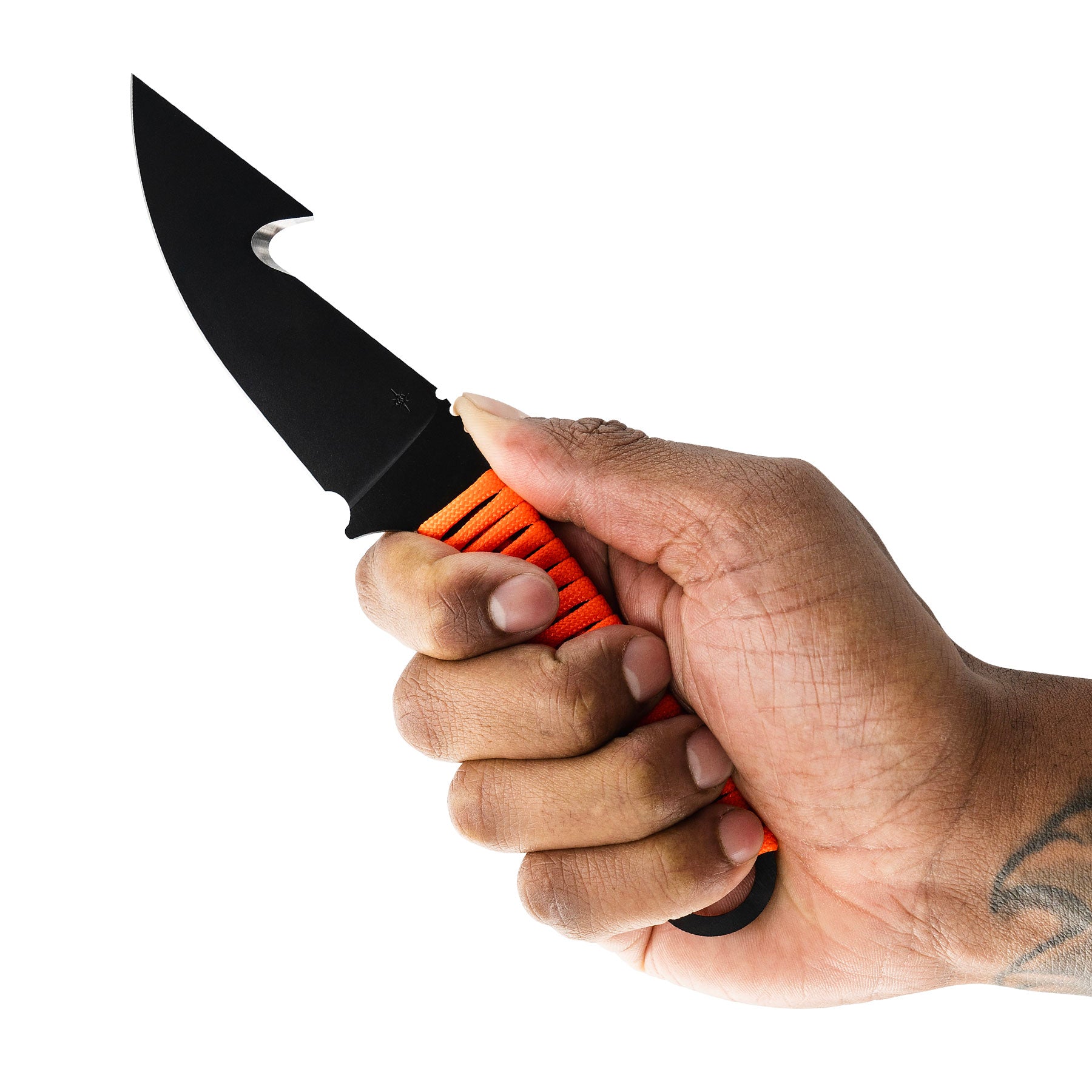 Merlin Gut Hook Hunting Knife - Blaze Orange - FORLOH