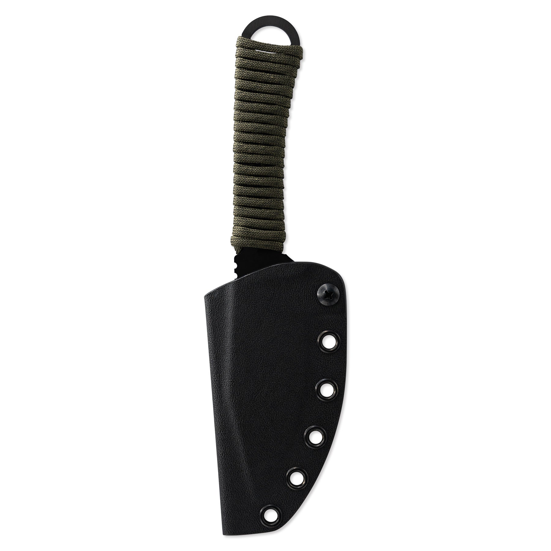 Merlin Gut Hook Knife with Sheath - Green - FORLOH