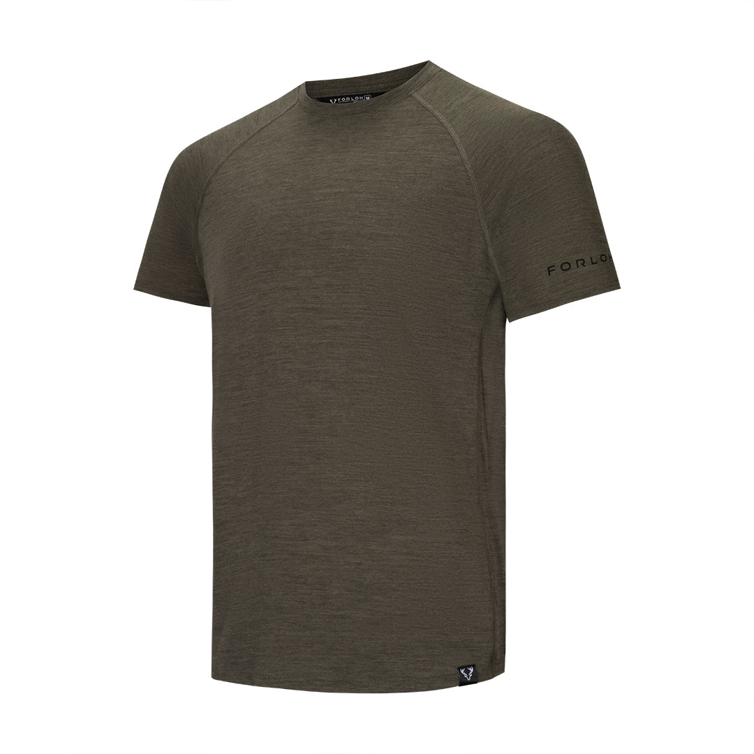 Men's Combat Wool Short Sleeve T-Shirt - FORLOH