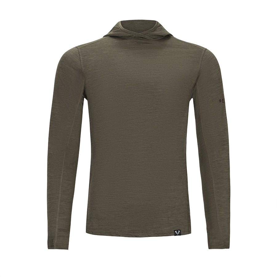 Men's Combat Wool Hoodie - FORLOH