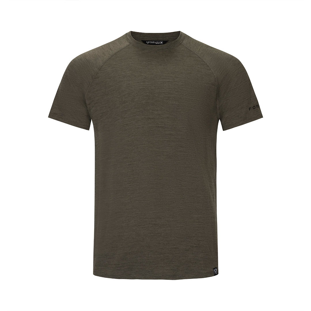 Men's Combat Wool Short Sleeve T-Shirt - FORLOH