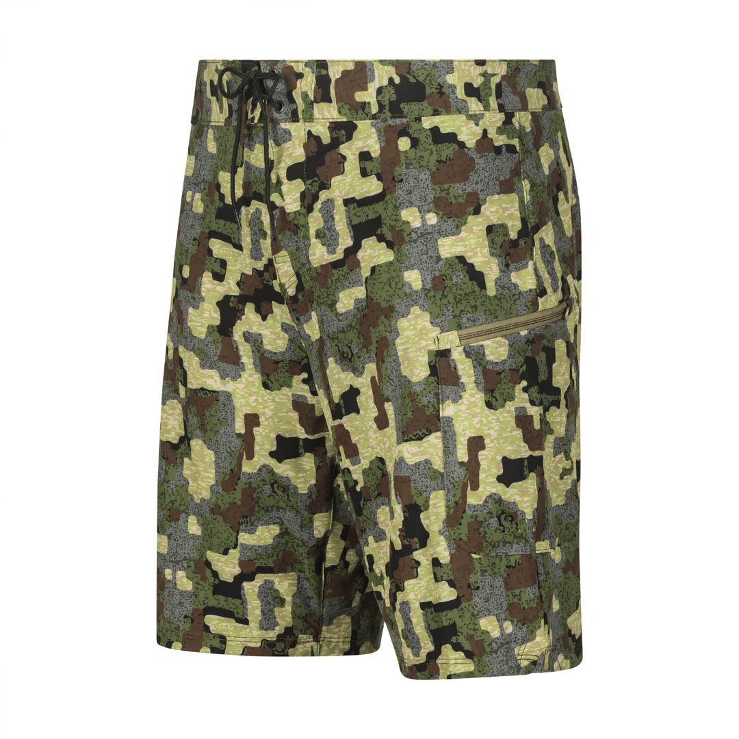 Men's SolAir Board Shorts - Deep Cover Camo - Pocket - FORLOH
