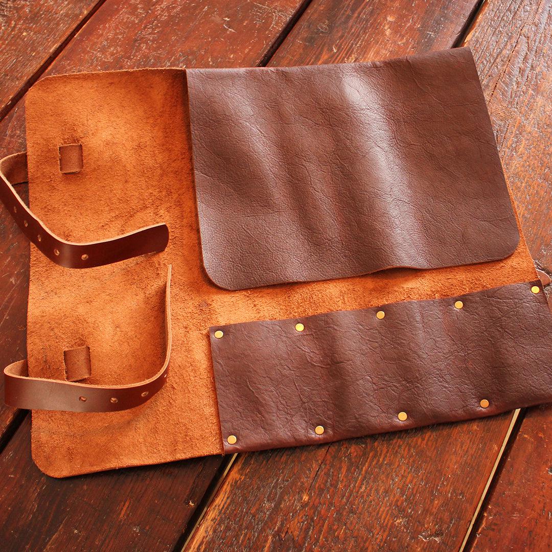 Leather knife roll - FORLOH