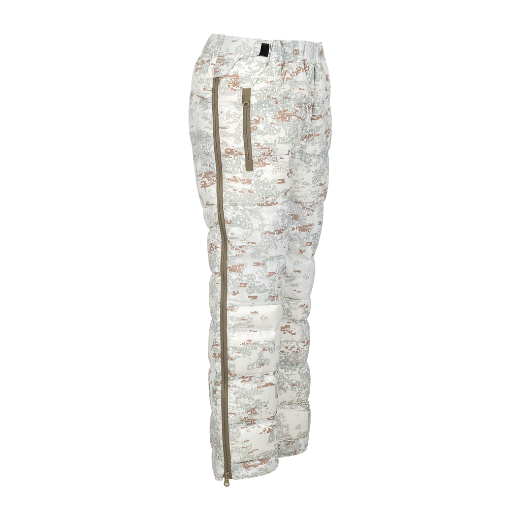 Youth Insulated Hunting Pants - Snow Camo - ThermoNeutral Down Pants - FORLOH