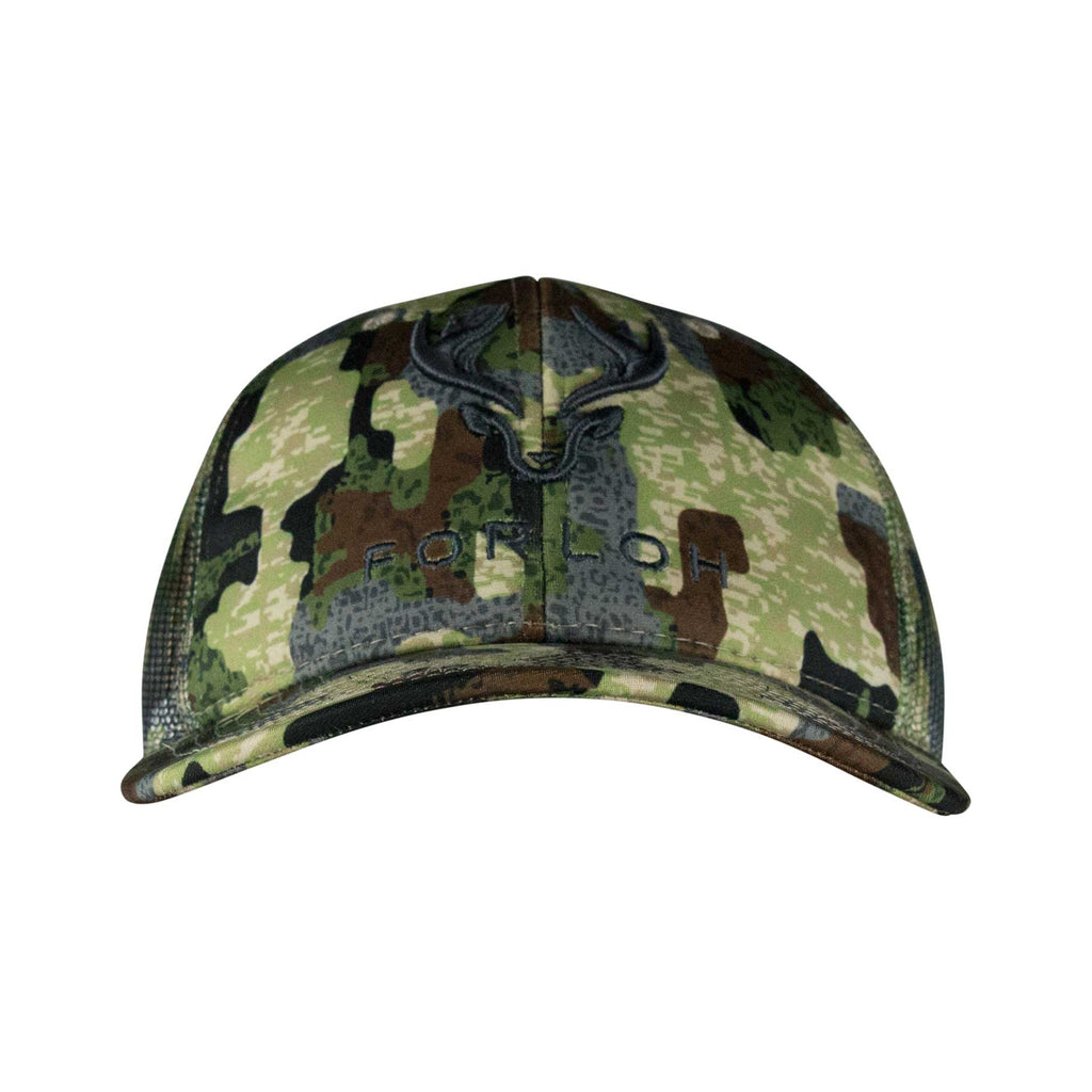 FORLOH Embroidered Breathable Camo Hat for Men & Women - Comfortable  American Made Trucker Hat with Mesh Back, Snap Closure, Flex Bill & Scent  Blocker/Adjustable Camouflage Cap (Deep Cover) at  Men's