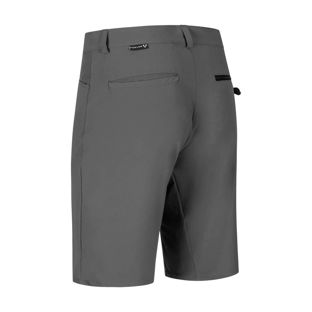 Men's SolAir Lightweight Quick Dry Shorts - Grey - Back - FORLOH