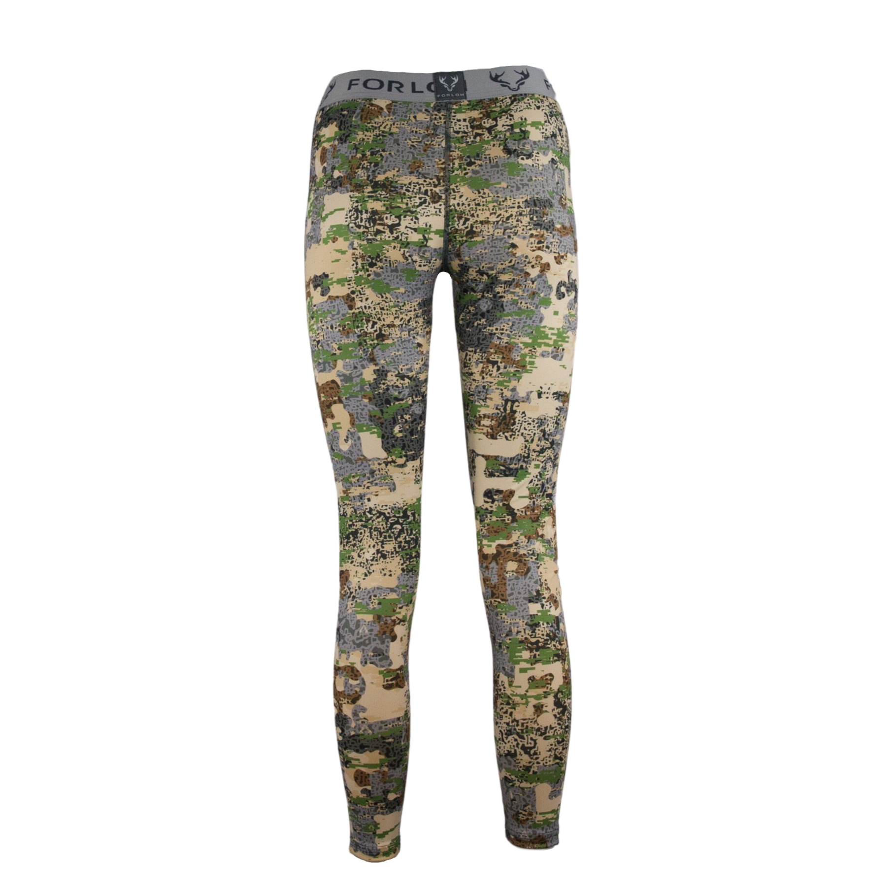 FORLOH Womens Deep Space Base Layer Bottom Exposed Camo Back