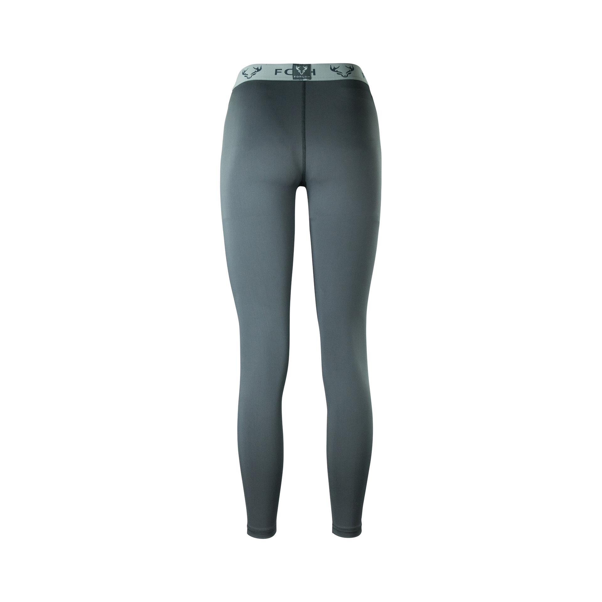 FORLOH Womens Deep Space Base Layer Bottom Solid Grey Magnet Back
